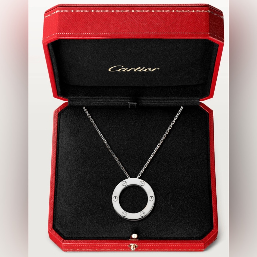 CARTIER LOVE NECKLACE — Authentic with certificate
